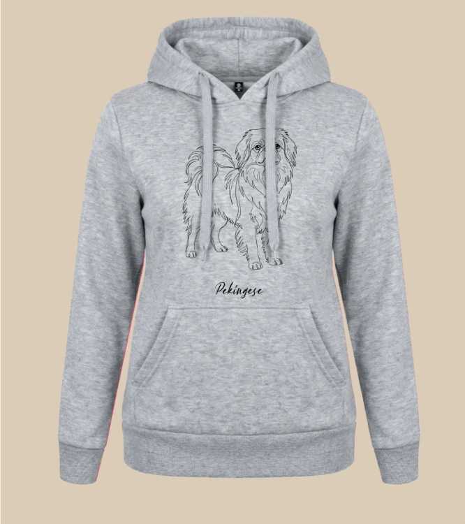 Pekińczyk Outline Bluza z kapturem