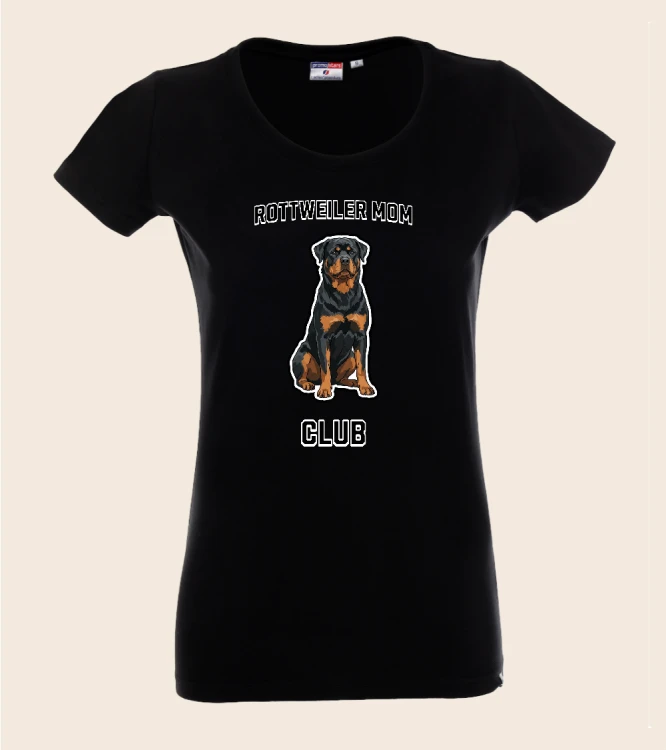 Rottweiler Mom Club T-shirt