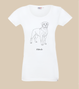 Rottweiler Outline T-shirt