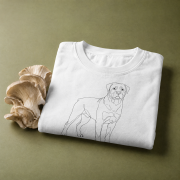 Rottweiler Outline T-shirt
