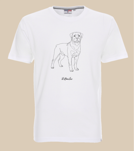 Rottweiler Outline T-shirt