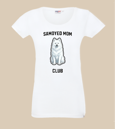 Samojed Mom Club T-shirt