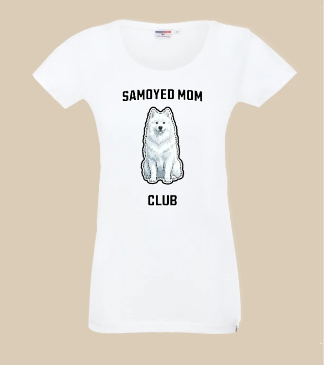Samojed Mom Club T-shirt