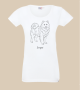 Samojed Outline T-shirt