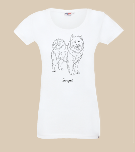Samojed Outline T-shirt