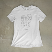 Samojed Outline T-shirt