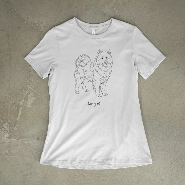Samojed Outline T-shirt