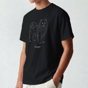 Samojed Outline T-shirt