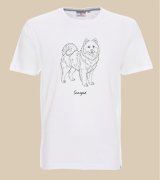 Samojed Outline T-shirt