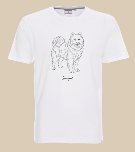 Samojed Outline T-shirt