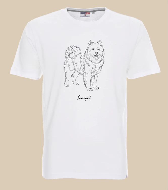 Samojed Outline T-shirt