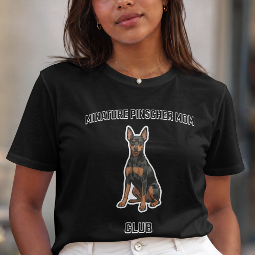 Pinczer Miniaturowy Mom Club T-shirt