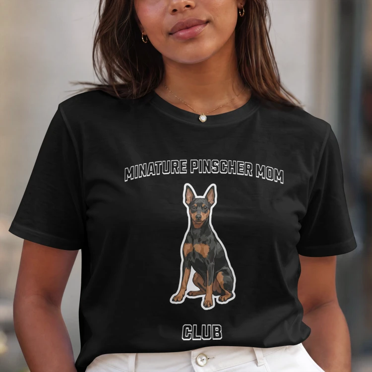 Pinczer Miniaturowy Mom Club T-shirt