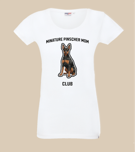 Pinczer Miniaturowy Mom Club T-shirt