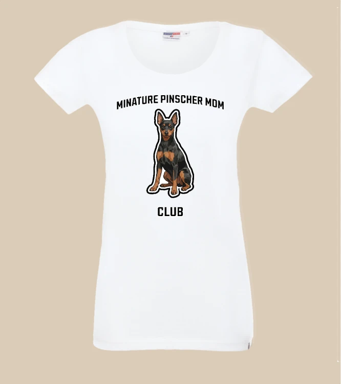 Pinczer Miniaturowy Mom Club T-shirt