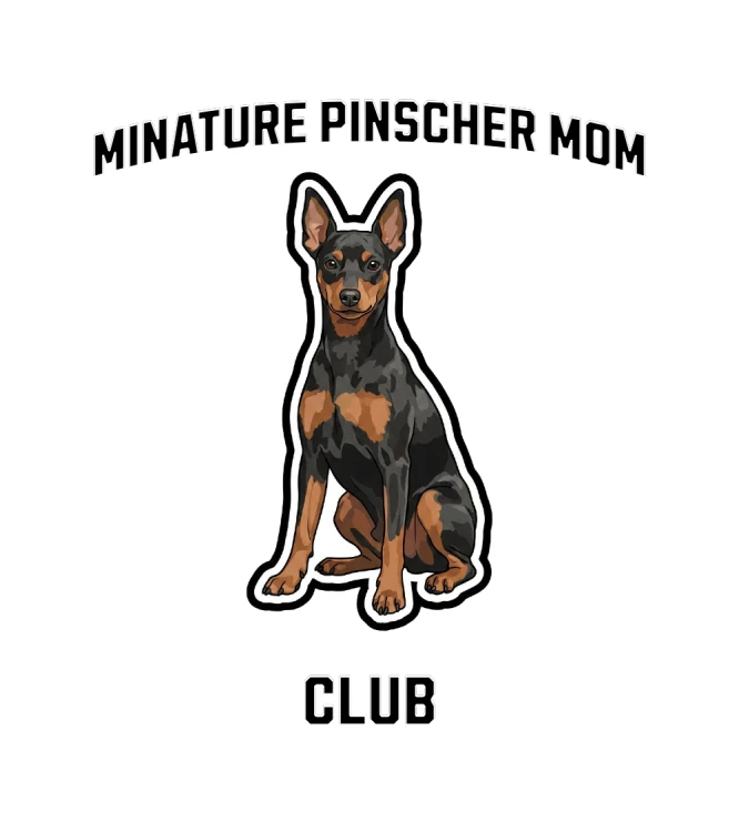 Pinczer Miniaturowy Mom Club T-shirt