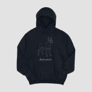 Pinczer Miniaturowy Outline Bluza z kapturem