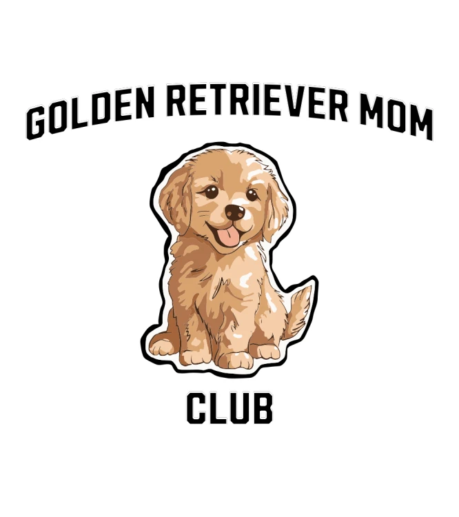 Golden Retriever Mom Club T-shirt