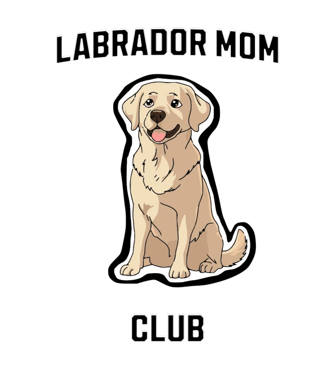 Labrador Mom Club T-shirt
