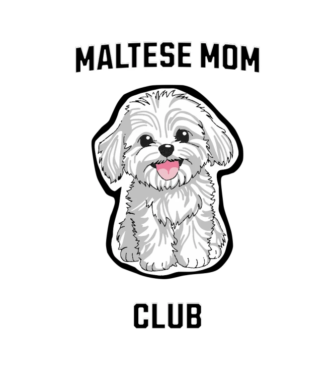 Maltańczyk Mom Club T-shirt
