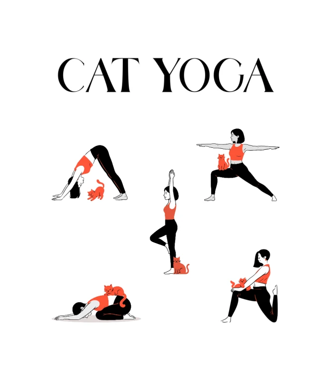 Cat Yoga T-shirt