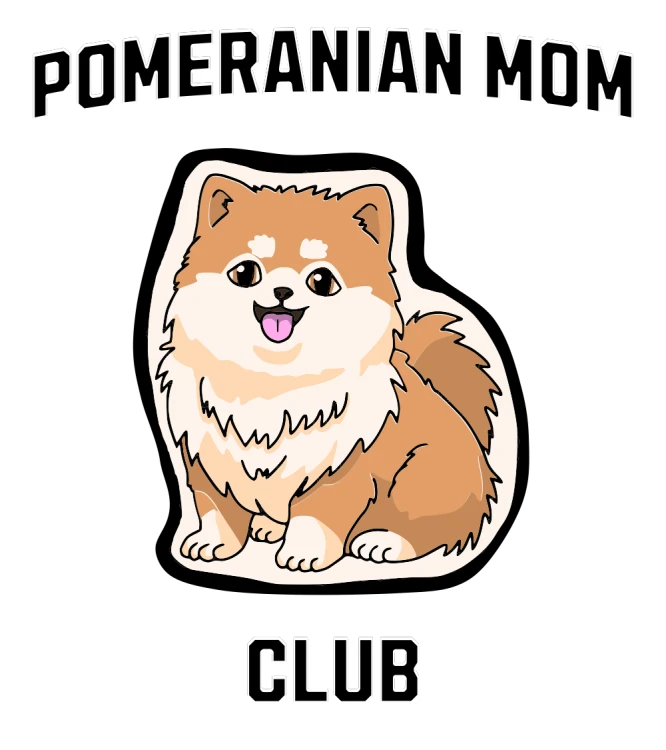Szpic Miniaturowy Mom Club T-shirt