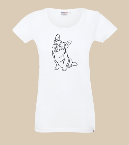Corgi Outline T-shirt