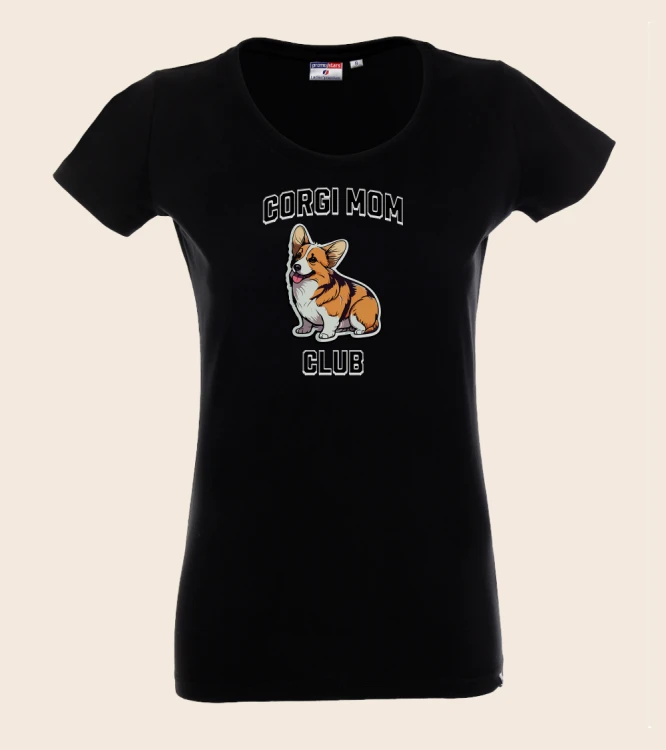 Corgi Mom Club T-shirt
