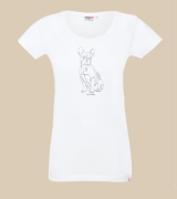Buldog Francuski Outline T-shirt