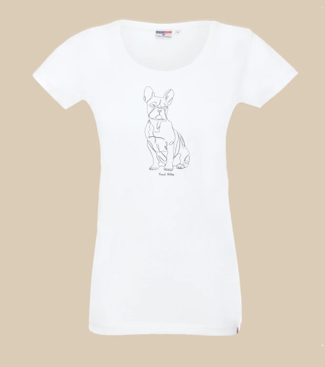Buldog Francuski Outline T-shirt