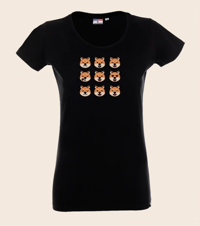 Shiba Inu Emoji T-shirt