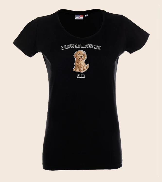 Golden Retriever Mom Club T-shirt
