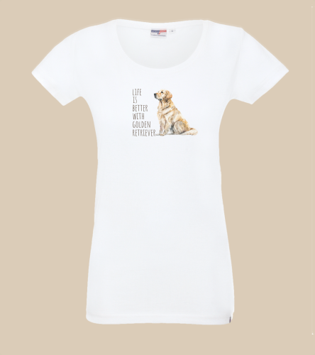 Life Is Better With Golden Retriever T-shirt