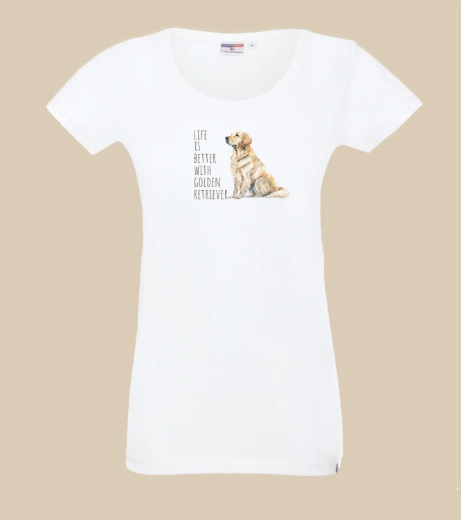 Life Is Better With Golden Retriever T-shirt