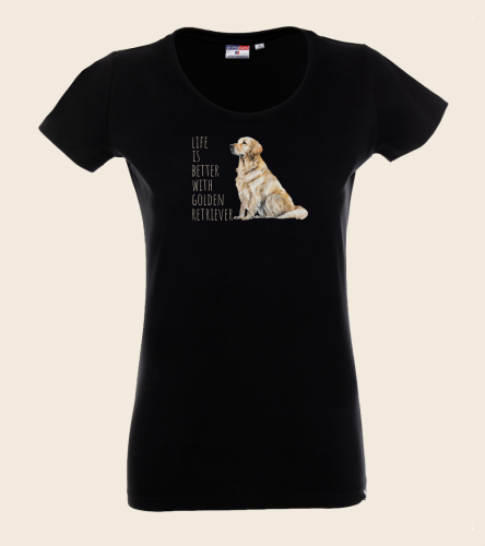 Life Is Better With Golden Retriever T-shirt