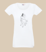 Golden Retriever Outline 2 T-shirt