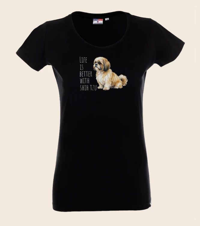 Life Is Better With Shih Tzu T-shirt
