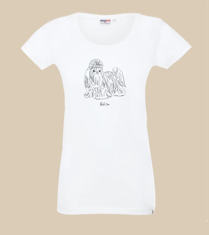 Shih Tzu Outline 2 T-shirt