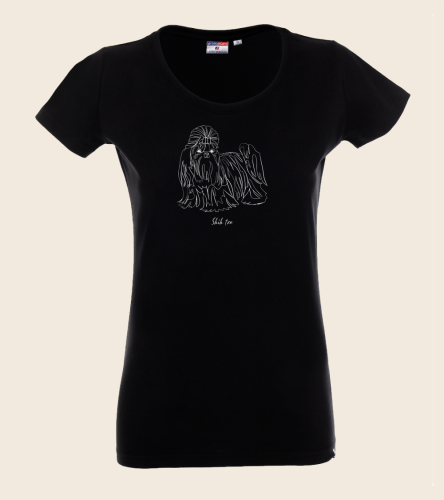 Shih Tzu Outline 2 T-shirt