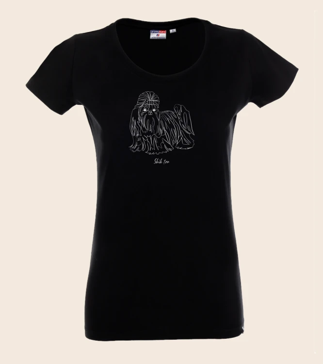 Shih Tzu Outline 2 T-shirt