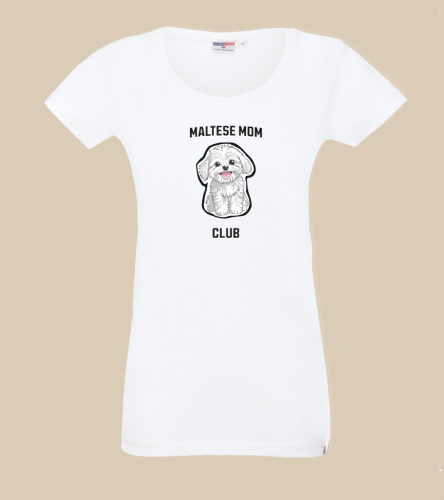 Maltańczyk Mom Club T-shirt