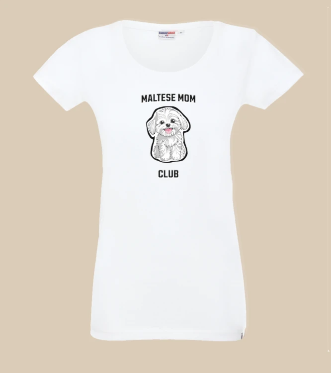 Maltańczyk Mom Club T-shirt