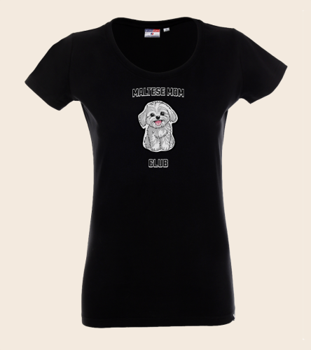 Maltańczyk Mom Club T-shirt