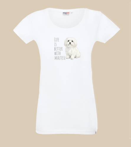 Life Is Better With Maltańczyk T-shirt