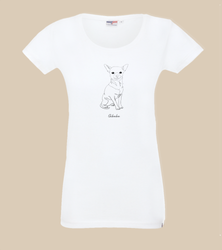 Chihuahua Outline T-shirt