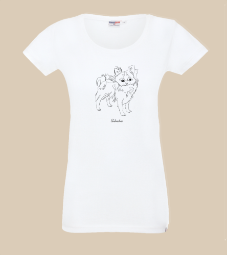 Chihuahua Outline 2 T-shirt
