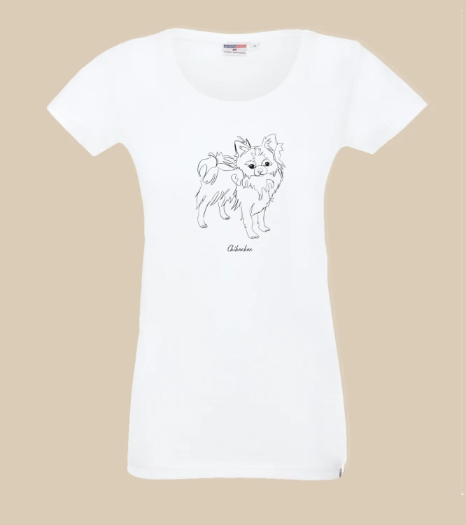 Chihuahua Outline 2 T-shirt