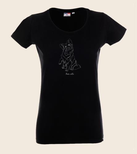 Border Collie Outline T-shirt