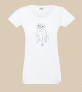 Mops Outline T-shirt