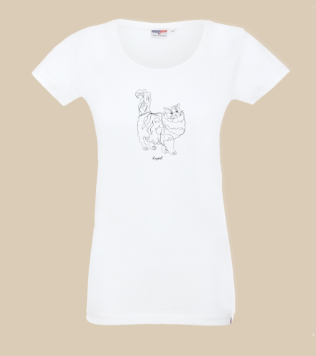 Ragdoll Outline T-shirt